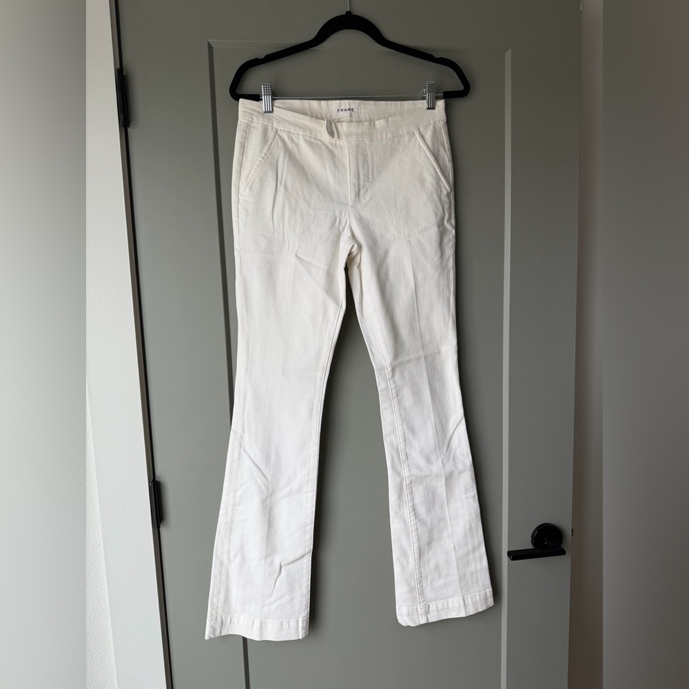 Frame Denim Cream Pants